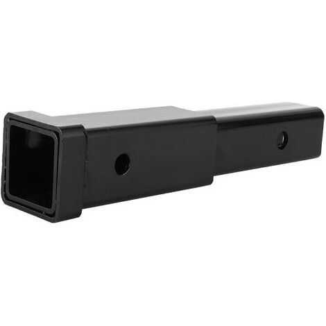 Extension d'attelage de remorque 12 pouces Tube carré en acier pour rallonge de remorquage de 5 000 lb pour récepteur de classe 3/4 2 pouces (1/5)