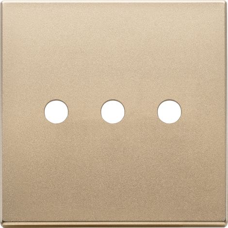 VIMAR - 22685.RN.3.88 Placca 3Mx3 BS Tondo oro satinato