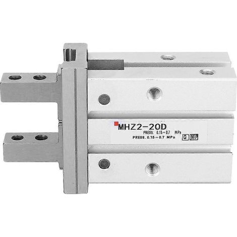 MHZ2-20D Doppeltwirkender Fingerzylinder, pneumatischer Zylinder aus Aluminiumlegierung, 10 mm Bohrung