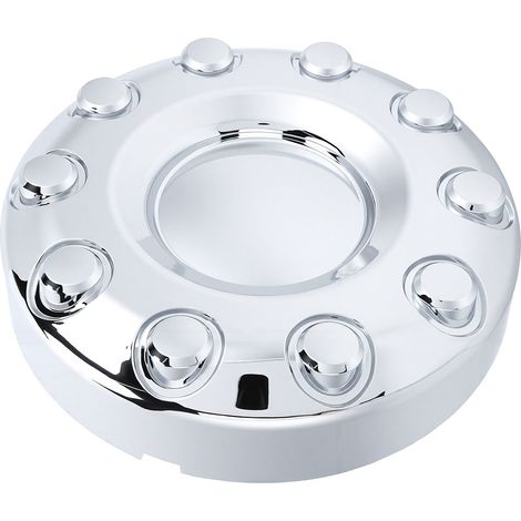Cache-moyeu de roue 19,5 pouces 10 trous – Remplacement chromé HC3Z1130V pour Ford F-450 / F-550 / F-600 4x2 (2017-2026), installation sans outil (1/5)