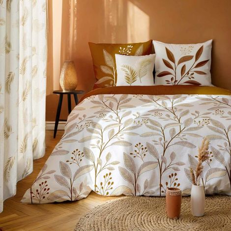 Housse de couette 240x220 + 2 taies 100% coton