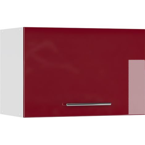 Pensile da cucina Fame-Line, Bordeaux lucido, 60 cm Piatto, Vicco