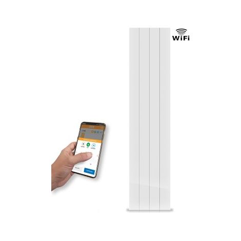 Radiador cerámico vertical AVA WIFI 1000W, Sin Smartbox, Bajo Consumo-Programable 24/7 (1/5)