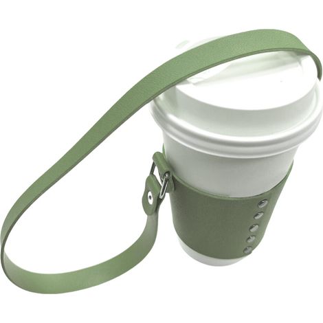 Porte-gobelet à café portatif, porte-gobelet, manchon pour-vert (1/5)