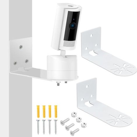 Staffa di montaggio a parete adatta per Ring Pan-Tilt Indoor,adatta per la telecamera di sicurezza Eufy Indoorcam E220,per uso interno ed esterno (1/2)