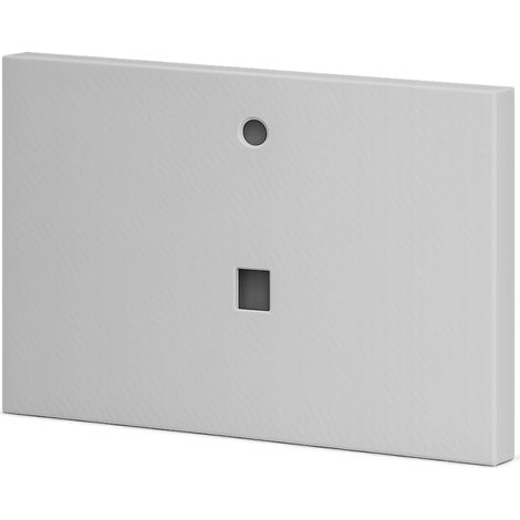 Plan vasque Vulcano L 60 x P 46 x H 2,6 cm en marbre et résine Couleur Grigio Chiaro Ral 7035 (1/5)