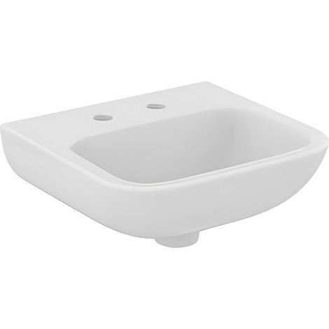 Armitage Shanks Portman 21 Wall Hung Cloakroom Basin No Overflow 400mm Wide - 2 Tap Hole (1/5)