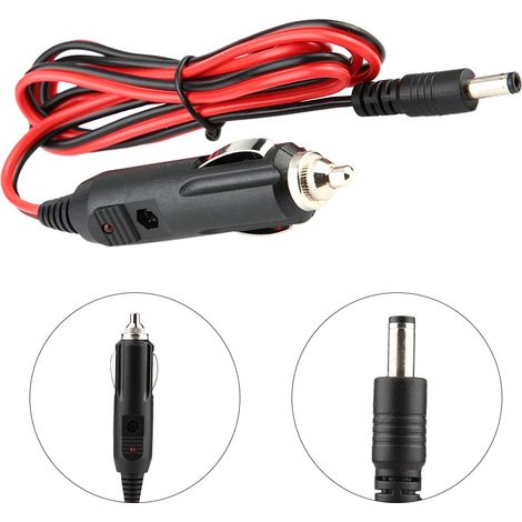 Chargeur Voiture Universel 12/24V Adaptateur Allume-Cigare avec Câble d'Alimentation (1/3)