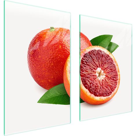 Assiette de protection en verre pour la cuisine 65x52 pamplemousse (1/5)