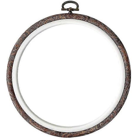 - Cadre rond à broder DIY de 21 cm, outil auxiliaire de point de croix rétro (1/4)