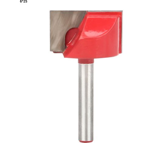 Fraise de défonçage pour nettoyage de fond, outil de coupe CNC pour machine à graver (6x25mm) (1/5)