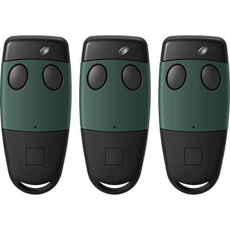 3PCS Telecommande Portail pour Cardin S449-QZ2 Pré-codée 433 MHz,2 Canaux Télécommande Ouverture Portail,Remplace Le modèle TXQ4492P0