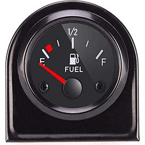 Jauge carburant 52mm E-1/2-F avec rétroéclairage LED pour bateau (1/5)