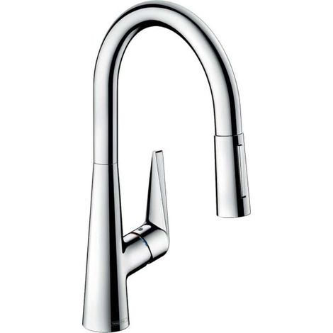 hansgrohe Talis S M51 Mezclador monomando de cocina 200, rociador (1/4)