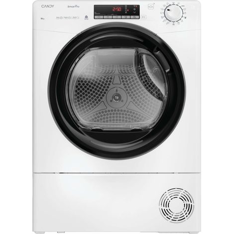 Candy SMART PRO, Asciugatrice 10 KG, Classe D, Bianco, Inverter, Refresh, Wi-Fi, CRO EH10N2TBE-S