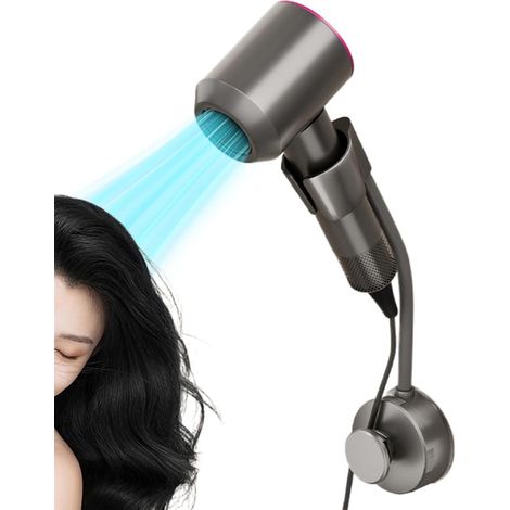 pour sèche cheveux Réglable à 360 mains libres mural