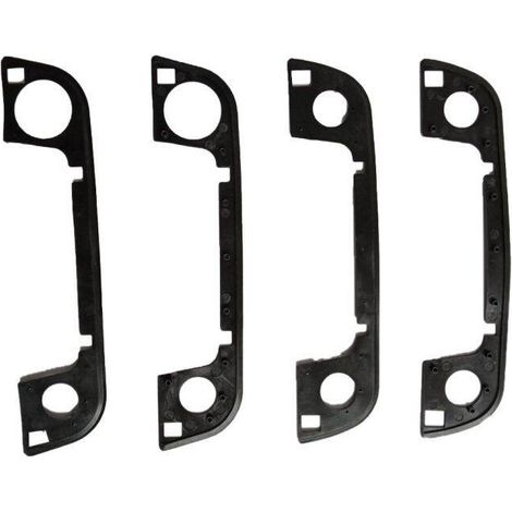 Satz mit 4 Türgriffdichtungen aus Gummi, kompatibel mit BMW E36, E34, E32, Z3, 3er, 5er und 7er Reihe, Teilenummer 51218122441, 51218122442