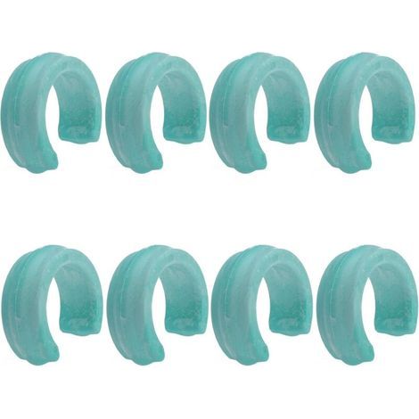 Kit de contrapesos universales para manguera de piscina – Compatible con limpiafondos robóticos Zodiac, Baracuda y Kreepy Krauly – Verde – 8 unidades (1/5)