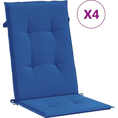 Maison Exclusive - Gartenstuhlauflagen für Hochlehner 4 Stk. Köni (1/5)