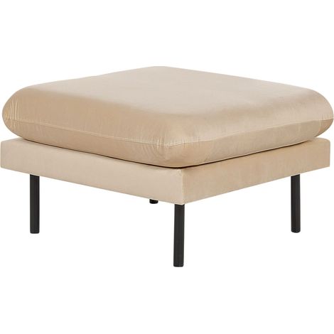 Ottoman VINTERBRO Velvet Beige (1/5)