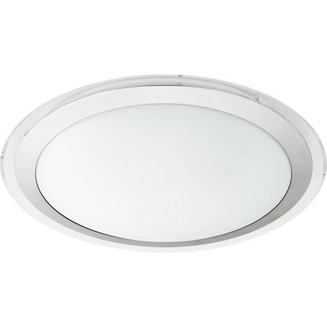 LED Plafonnier, lampe de plafond 1 flamme, matériau : acier (1/4)