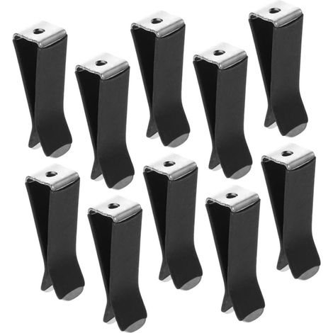 Clips para rejilla de ventilación del coche, paquete de 10 unidades. Clips de metal resistentes y duraderos para difusores de fragancias y accesorios. (1/5)
