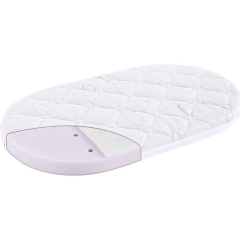 Träumeland T030703 Materasso Brise Light per Cesta, 37 x 70 x 6 cm (Ovale) (1/5)