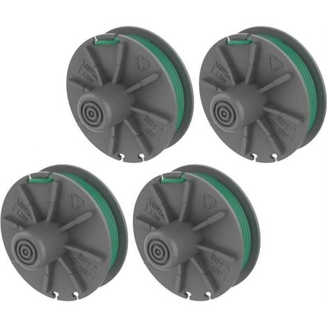 Lot de 4 Gardena 5309-20 Bobine de fil de rechange pour coupe-bordures Power Cut Plus 650/30 Art.9811 2 mm 4,6 m (1/4)