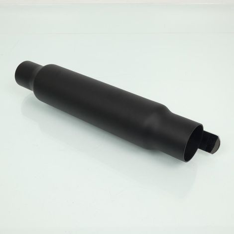 Silencieux d échappement Générique Shorty noir mat longueur 300mm