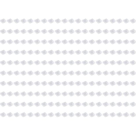 200 quadratische, transparente ABS-Kunststoff-Tasten mit taktilem Feedback – Tastenkappen für Tastaturen, 200er-Packung (1/4)