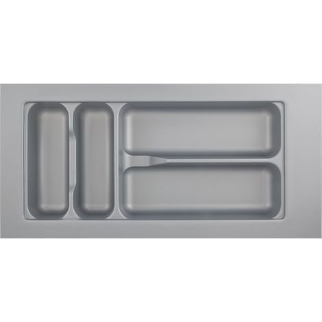 HETTICH Orga Tray 440 Besteckeinsatz,Tiefe 440-520mm, Nennbreite 300mm, silber