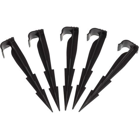 Lot de 100 AquaPEG piquets de Fixation pour Ligne d'égouttement, tuyaux d'irrigation et tuyaux gouteurs-LIAIKI