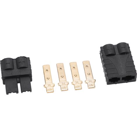 Connecteurs pour avions radiocommandés, paire mâle/femelle, adaptateur RC réutilisable en plastique robuste et résistant pour modèles réduits d'avions. (1/5)