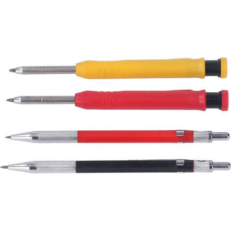 Kit de Crayon de Menuisier avec 40 Mines Remplaçables - Outil de Marquage pour Bois et Travaux de Précision (1/5)