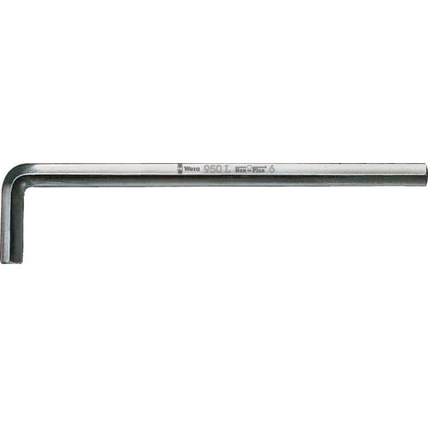 Cle male coudee WERA chrome 12,0x250mm 6 pans (1/5)