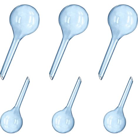 Lot de 4 ou 12 globes d'arrosage automatiques pour plantes, ampoules et boules d'arrosage automatiques en PVC, système d'arrosage transparent pour l'intérieur et l'extérieur (1/5)