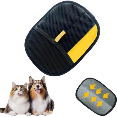 Kiko et Paco Le Gant Anti-Poils,pour Animaux Domestiques,Réutilisables et Lavables, Éliminent Poils sur Canapé, Voiture et Vêtements (1/5)