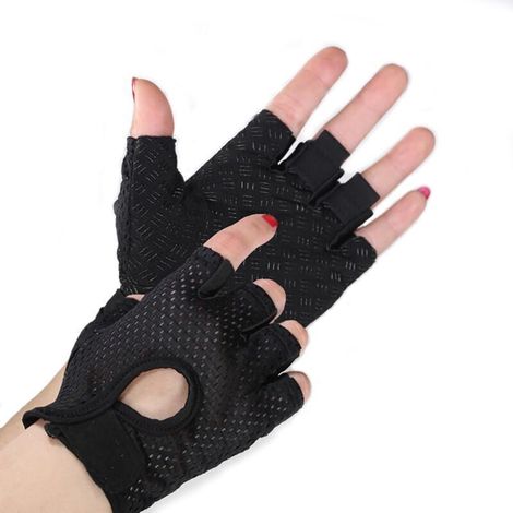 Gants de Fitness, Gants de Sport, Gant Fitness pour Homme et Femme, Respirant Anti-dérapant Gants Fitness pour Gym Cyclisme Halterophilie Unisex,M (1/4)