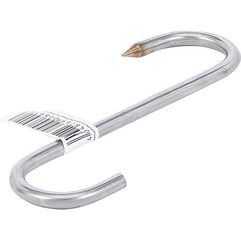 Crochet de Boucherie 120 mm - Acier Inoxydable - Résistant et Hygiénique, Pro - D-Work (1/5)