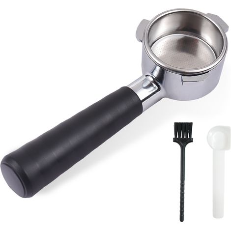 54-mm-Siebträger, Edelstahl-Siebkorb mit drei Ohren, Griff, Reinigungsbürste, Reinigungslöffel. Kompatibel mit Breville 450, 820, 840, 870, 875 und 878.