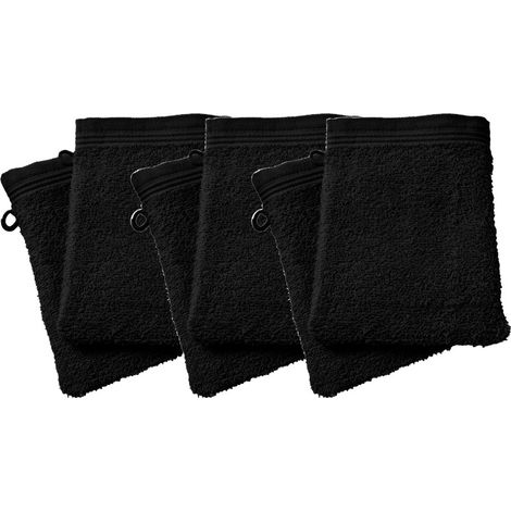 Lot de 6 gants de toilette éponge "Spa" 15 x 21 cm / 400 gr/m² - "Spa" Truffe