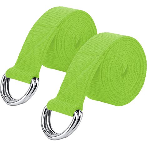 Sangle D Étirement En Coton Avec Boucle - Pour Yoga Et Flexibilité - Usage Domestique Et Gymnase - Lot De 1 (1/5)