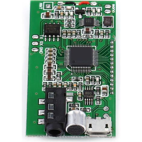 Digitales drahtloses Mikrofon-Stereo-FM-Sendermodul mit DSP und PLL (87–108 MHz) (1/5)