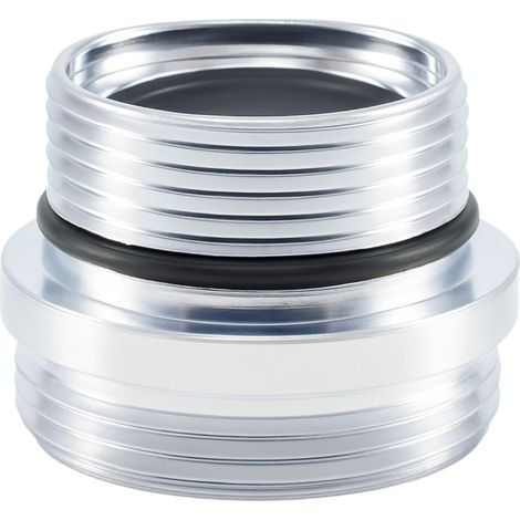 Adaptateur Robinet Cuisine, Raccord Robinet Filetage Extérieur M18.5 vers M22, Connecteur d’Aérateur et Adaptateur pour Robinet, Compatible Cuisine et Salle de Bain (M18.5-M22) (1/5)