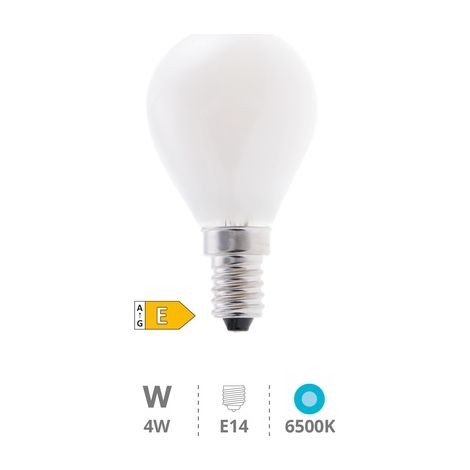 Bombilla de led serie cristal esferica led 4W E14 6000k GSC 2003511