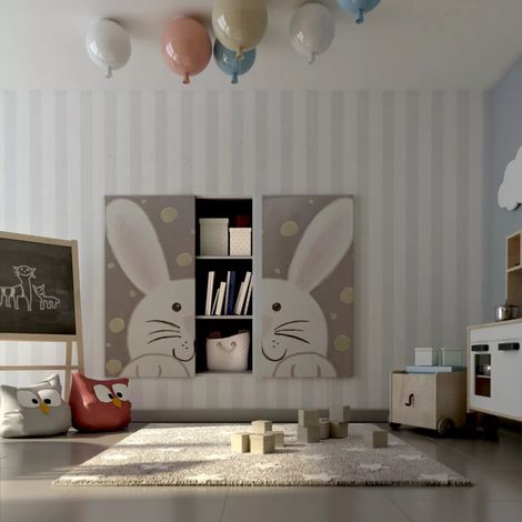 Kit pour portes coulissantes en applique Tricks - Koblenz - 900 x 1250 mm