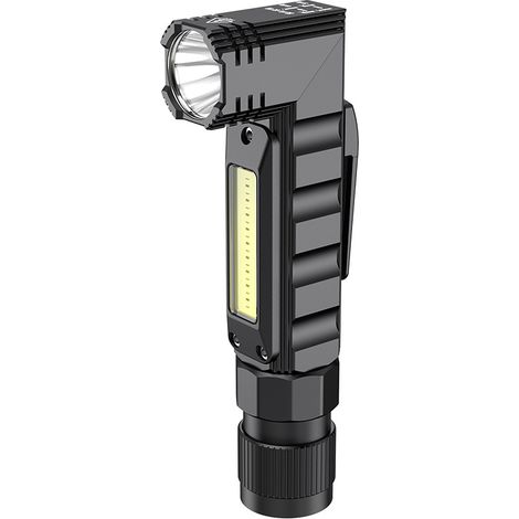 G19 Portable LED + Lampe de Poche Phare Aimant, USB Rechargeable Pêche Camping Travail Lumière Puissant Phare 1 pcs (1/5)