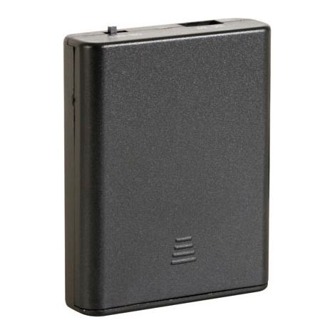 Accoppiatore per 4 pile R6 (con connessione USB) + interruttore
