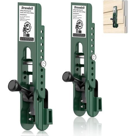 Werkzeuge für die Fassadenverkleidung, Montagesatz kompatibel mit 5/16-Zoll- und 3/8-Zoll-Faserzementplatten, Überlappungslehre/Klemmen mit einstellbaren Indikatoren, 5/16 Zoll (1/5)