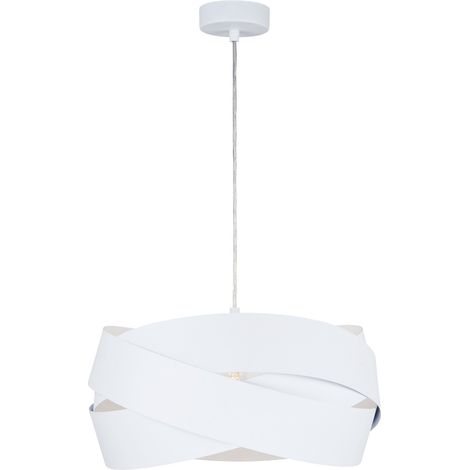 Lampada a sospensione Tornado bianca Ø40 E27 Zuma 1113 (1/2)